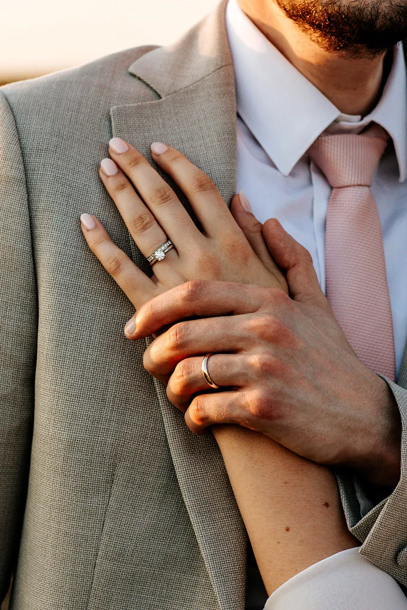 Séance photo de mariage au coucher de soleil à Boulazac Photographe mariage Boulazac - coucher de soleil